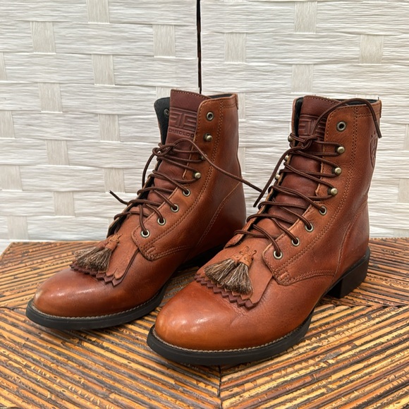 Ariat Brown Ankle Boots - Picture 2 of 14